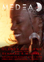 MEDEA Photo Gallery Glenda Sings for Bernard & Michael